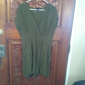 Army Green Mini Dress